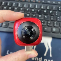 CV60 Cool Play Portable HD Panoramic Camera 360° Panoramic Camera Fisheye Planet Camera Digital Camera Video Photography